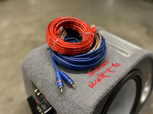 Fli 1200w aktiivsubwoofer + kaablikomplekt (2 foto / 2)