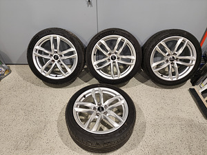 Audi originaalveljed 8Jx18 5/112 ET40 D66.6 (3701 RONAL) (2 foto / 10)