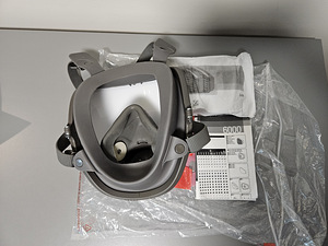 3M täismask 6800 (M) + filtrid 3M 6059 ABEK1 (3 foto / 9)