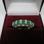 Sõrmus 585;4,35gr;Emerald 0,98ct+5;Br 0,152ct+36 (foto #1)