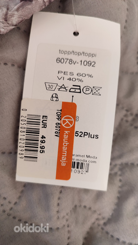 Caramel Moda topp 52plus