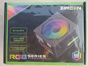 Համակարգիչի սնուցման բլոկ Zircon RGB 600W Gaming (1 լուսանկար / 4)