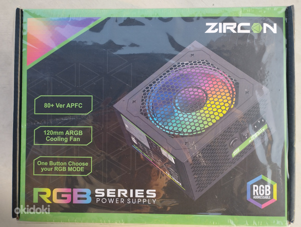 Համակարգիչի սնուցման բլոկ Zircon RGB 600W Gaming