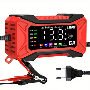 Մեքենայի մարտկոցի լիցքավորիչ 12V6A (1 լուսանկար / 2)