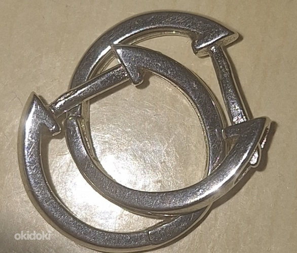 Silver earrings