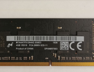 Նոթբուքի DDR 4 4GB PC4 2666 MHZ Notebook RAM (3 լուսանկար / 4)