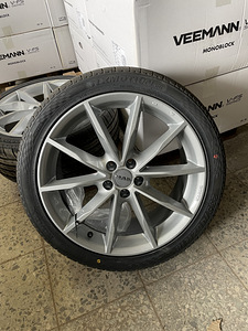 MAK 18'' литые диски 5x100 (новые летние шины) (6 фото из 6)