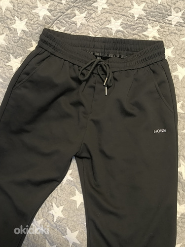 Hugo Boss Hadiko Stretch-cotton Tracksuit Bottoms With Logo