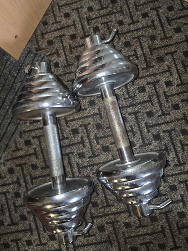 Kokkupandavad hantlid 2 X 12,5 kg