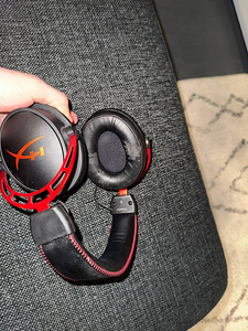 Mängude peakomplekt HP HyperX Cloud Alpha - must/punane (1 foto / 5)