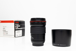 Canon EF 135mm f/2L USM objektiiv (2 foto / 10)