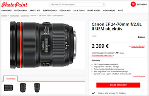 Canon EF 24-70mm f/2.8L II USM objektiiv (9 foto / 10)