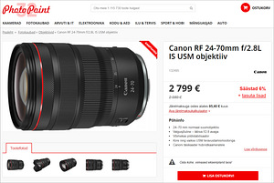 Canon RF 24-70mm f2.8L IS USM objektiiv (10 foto / 10)