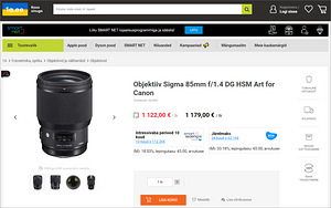 Sigma 85mm f/1.4 DG HSM Art (Canon EF) objektiiv (10 foto / 10)