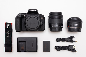 Canon EOS 800D + 18-55mm + 50mm kaamerakomplekt (1 foto / 10)