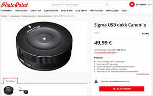 SIgma USB Dock UD-01 (Canon EF) (4 foto / 4)