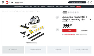 Kärcher SC 5 EasyFix IRON PLUG 1,5L, 2250W пароочиститель (10 фото из 10)