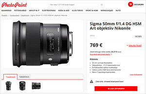 Sigma 50mm f/1.4 DG HSM Art (Nikon F) objektiiv (9 foto / 10)