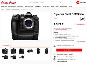 Olympus OM-D E-M1X hübriidkaamera (10 foto / 10)