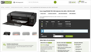 Canon imagePROGRAF PRO-1000 fotoprinter (6 foto / 6)