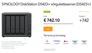 Synology DiskStation DS423+ NAS сетевой сервев (7 фото из 7)