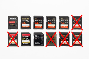 Mälukaardid SDXC (32GB, 64GB) (1 foto / 1)