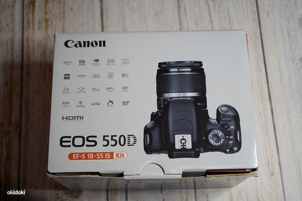 Canon EOS 550D + 18-55MM + 50mm täiskomplekt (foto #3)
