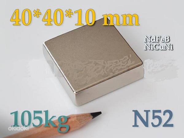 Неодимовый магнит диск 30*20mm сила 45kg (фото #2)