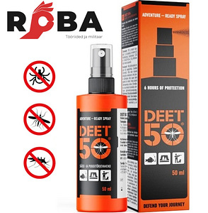 Средство от комаров и клещей DEET 50 спрей 50 мл. Экстра сил (1 фото из 1)