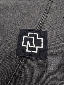 Rammstein metall band embroidered patch (2 foto / 3)