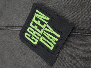Green Day band logo embroidered patch (2 foto / 3)