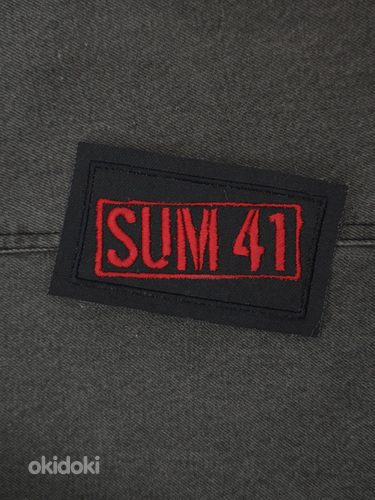 Вышитая нашивка Sum 41
