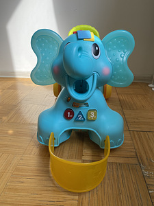 Сиди, ходи, катайся - игрушка-слон (infantino) (2 фото из 4)