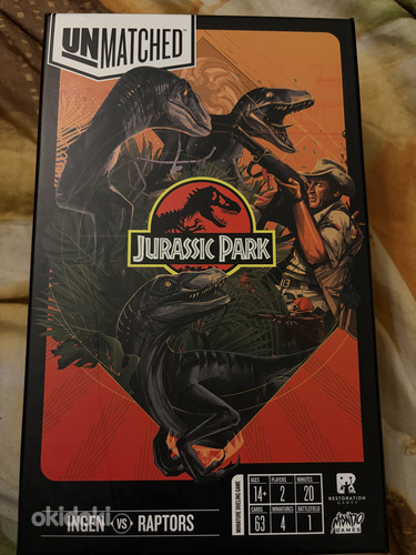 Jurrasik Park Unmatched Ingen vs Raptor