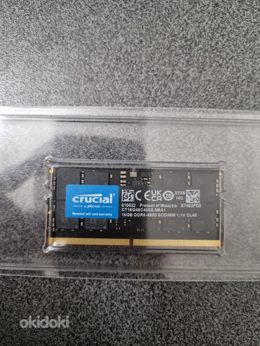 Crucial RAM DDR5 4800 16gb (фото #1)