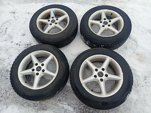 Литые диски 5x112 с шинами (2 фото из 2)