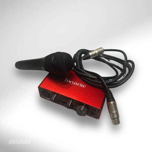 Rent: salvestuskomplekt — AT2010 + Focusrite Scarlett So