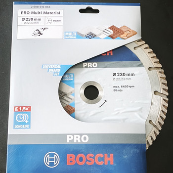 Алмазный отрезной диск Bosch PRO Multi Material, 230 mm