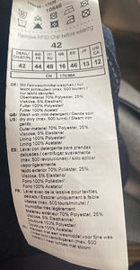 Kerge naiste trikookangas mantel Taifun (3 foto / 3)