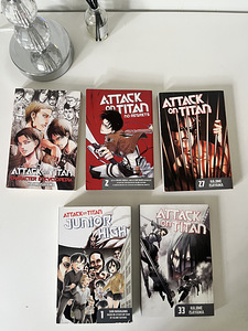 Manga ja raamatud Attack on Titan'i kohta (1 foto / 1)