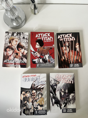 Manga ja raamatud Attack on Titan'i kohta