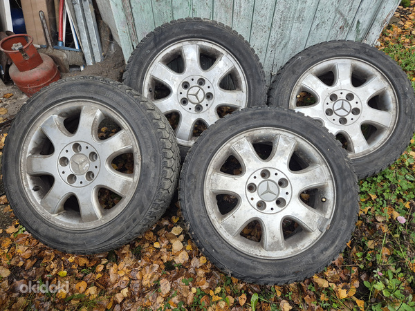 Диски MB и зимние шины 205/55/r16 Hakkapelita