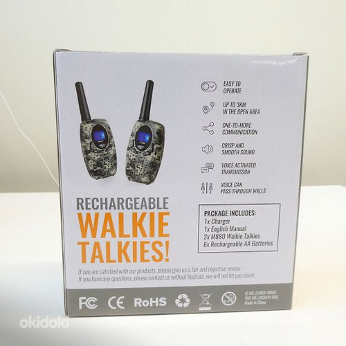 НОВИНКА!!! Topsung-Walkie Talkie- Радиопередатчики 2шт. (фото #6)
