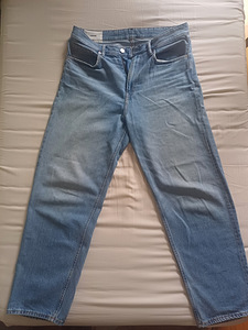 Helesinised loose fit teksad (2 foto / 5)