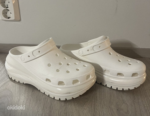 Crocs Megacrush Korolliset Pistokkaat Valkoiset Koko 45