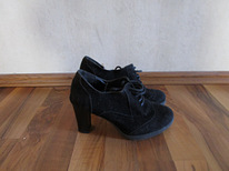 Черные замшевые туфли 37
