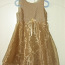Kuldne kleit Mos Kids 104-110-116cm + boolero (foto #1)