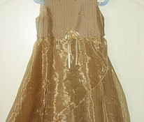 Kuldne kleit Mos Kids 104-110-116cm + boolero