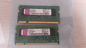 Память для ноутбука Kingston ASU128X64D2S800C6, 2х1Gb, DDR2
