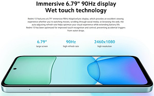 Xiaomi Redmi 13 nutitelefon 108MP kaamera ja 6,79" ekraan (9 foto / 10)